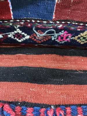 27004075c - Armenische Doppelttasche, Armenien, 19.Jhd,Wolle auf Wolle, ca. 158 x 58 cm, EHZ: 2-3