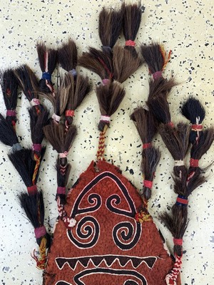 27004080a - Filz Okbash, Uzbekistan, um 1900, Wolle aufFilz, ca. 71 x 36 cm, EHZ: 2