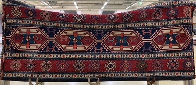 27004081b - Shahsawan Mafrasch antik, Persien, um 1900,Wolle auf Wolle, ca. 102 x 54 x 46 cm, ...