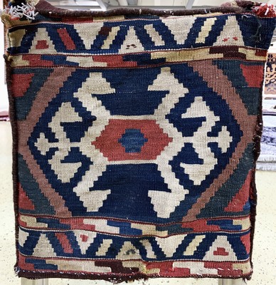 27004083a - Shahsawan Kelim Mafrasch, Persien, um 1900,Wolle auf Wolle, ca. 98 x 50 45 cm, EHZ: 3