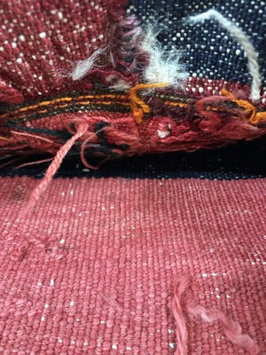 27004085c - Sileh Doppelttasche antik, Kaukasus, um 1900, Wolle auf Wolle, ca. 157 x 60 cm, EHZ: 3