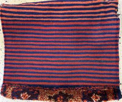 27004088d - Bachtiar Doppelttasche, Persien, um 1900, Wolle auf Wolle, ca. 105 x 58 cm, EHZ: 2