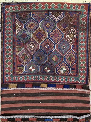 27004089a - Shahsawan Doppelttasche, Persien, um 1900, Wolle auf Wolle, ca. 131 x 59 cm, EHZ: 2