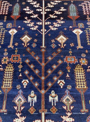 27004092f - Bachtiar´Baumteppich´, Persien, um 1900, Wolle auf Baumwolle, ca. 305 x 172 cm, EHZ: 2