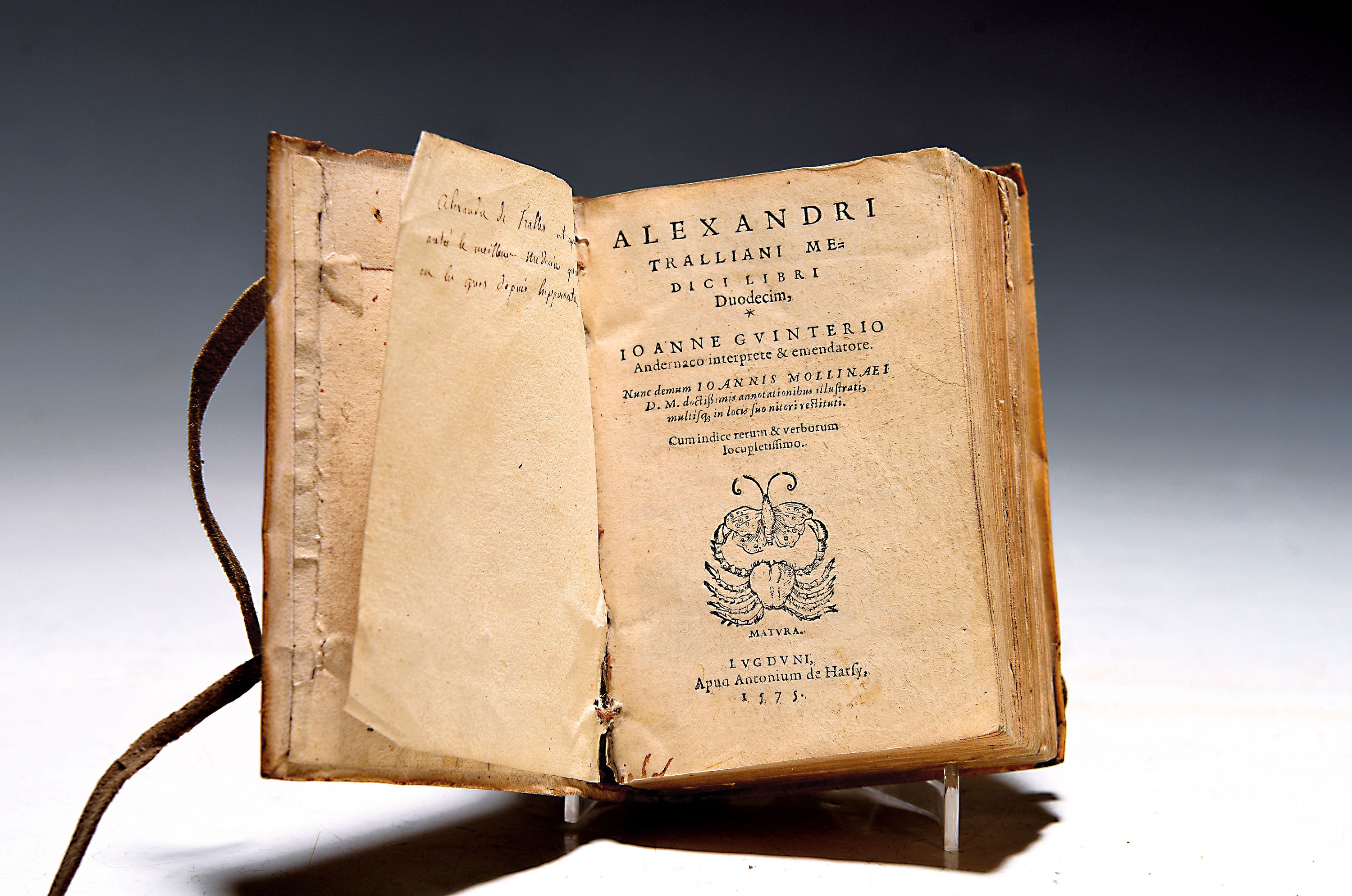 Image 27004623 - Johannes Guinterius (1487-1574): Alexandri tralliani medici libri duodecim, Lyon, ...