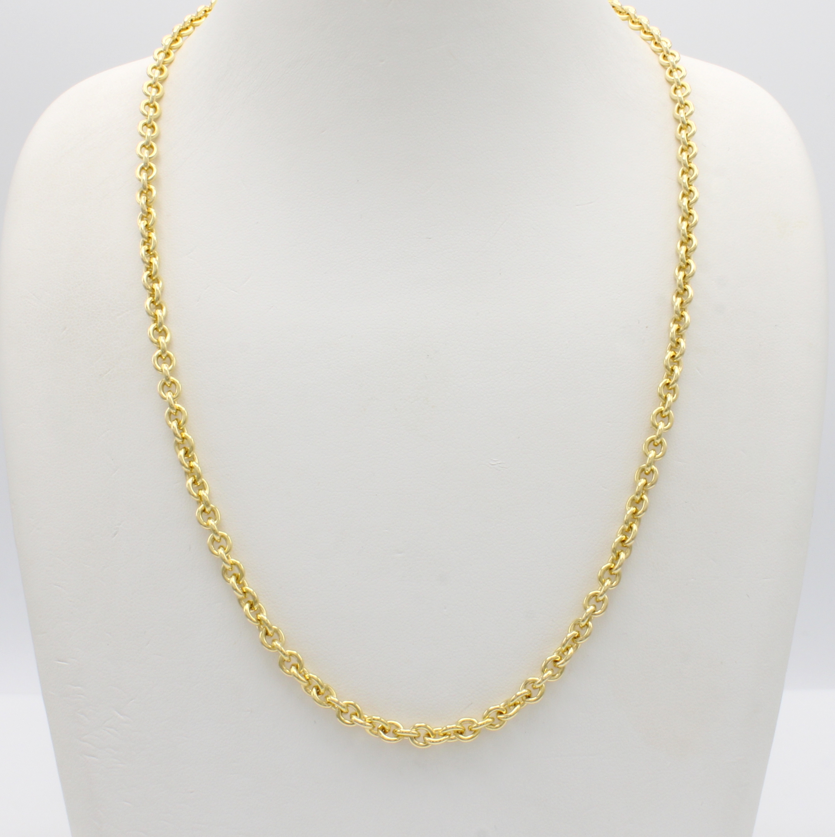 Image 27004625 - Rundankerkette, GG 585/000, Karabinerschl., L. ca. 50 cm