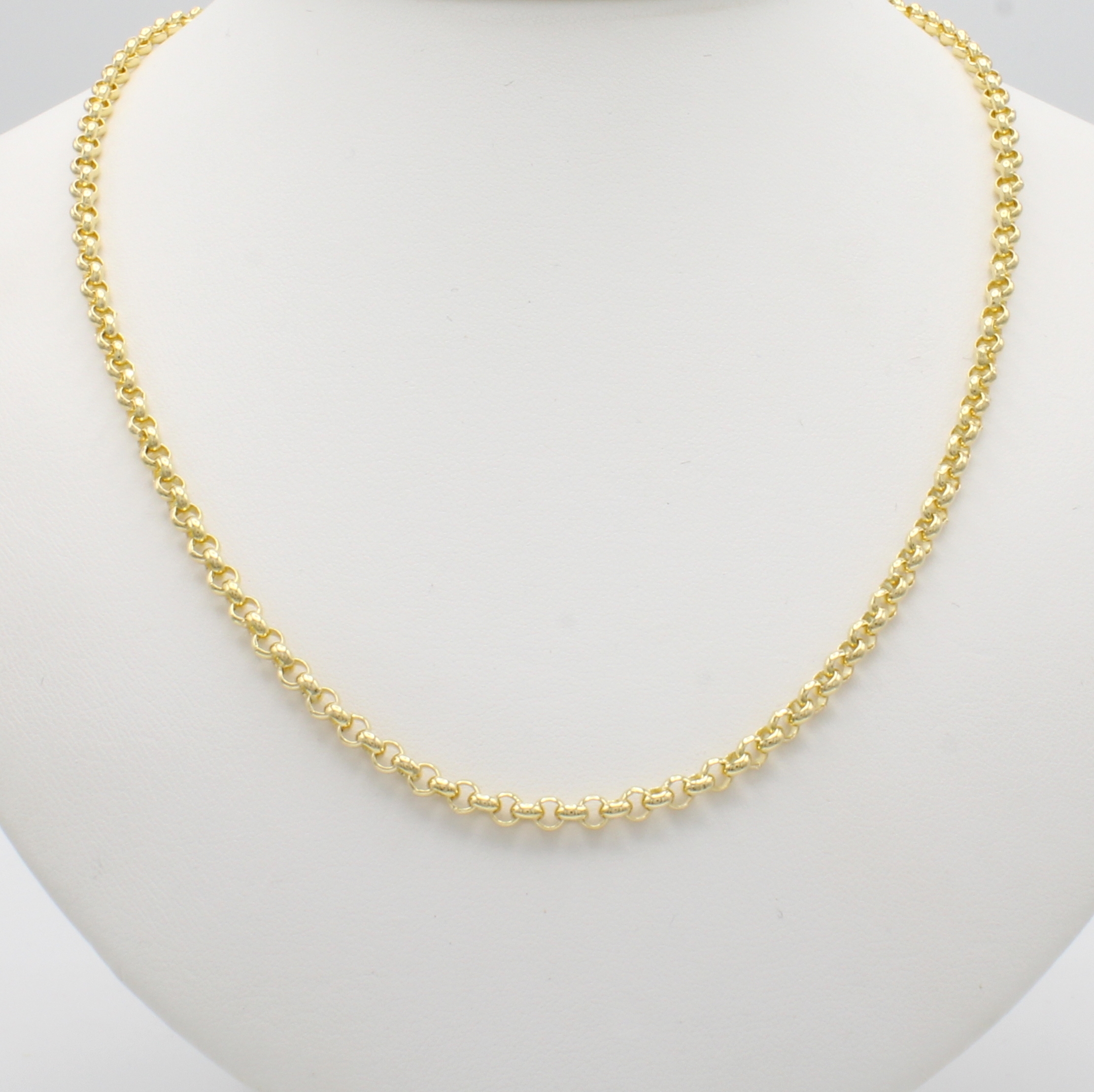 Image 27004627 - Erbskette, GG 585/000, D. ca.n 4 mm, Karabinerschließe, L. ca. 45 cm