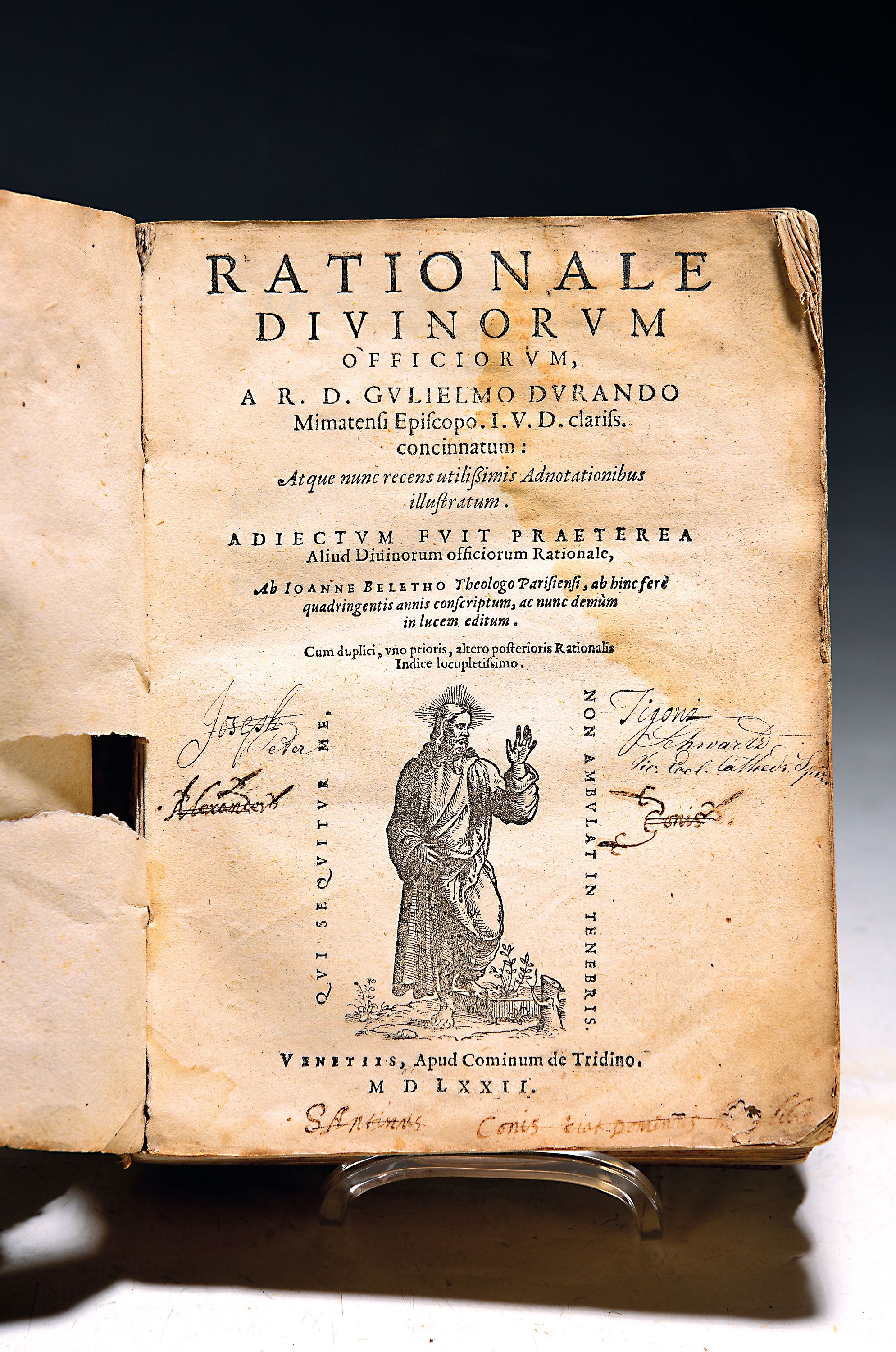 Image 27004628 - Guillermo Durando o. Durandus von Mende (um 1230-1296): Rationale divinorum officiorum, ...