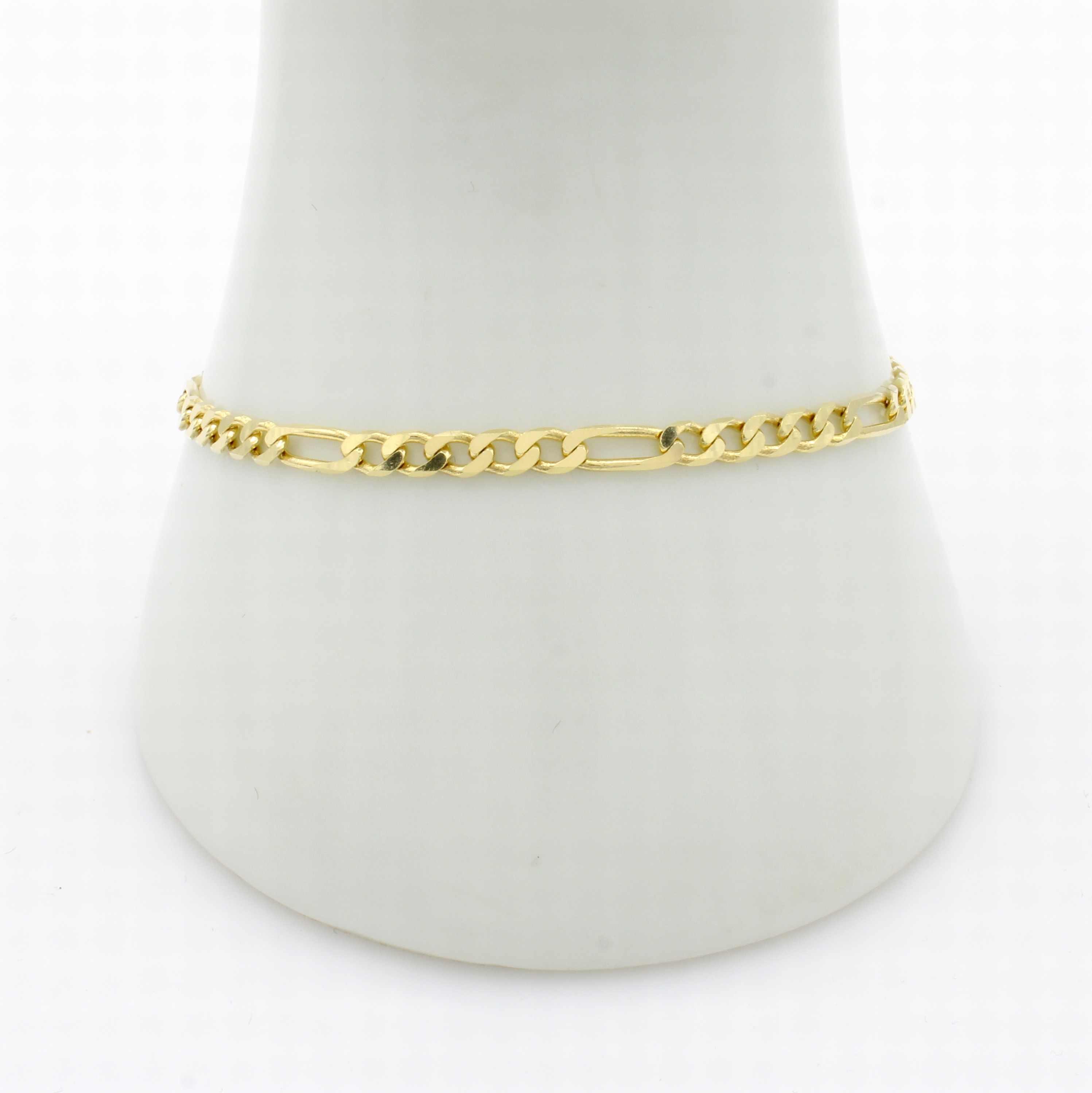 Image 27004651 - Figaroarmband, GG 585/000, Karabinerschl., B. ca. 3.5 mm, L. ca. 19 cm