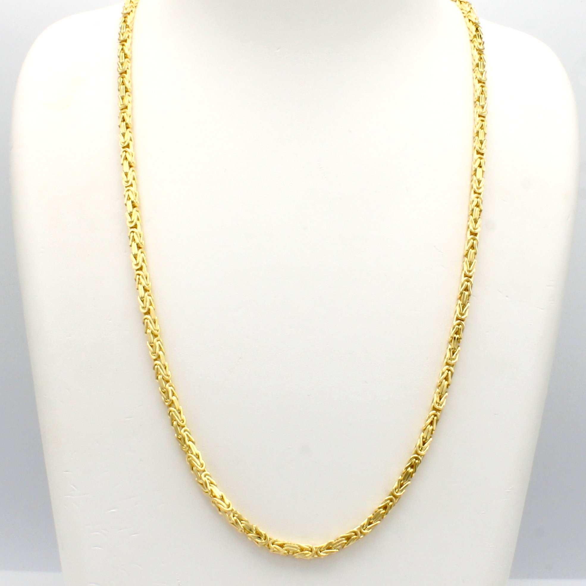 Image 27004658 - Königskette, GG 585/000, Karabinerschl., B. ca. 4 mm, L. ca. 70.5 cm