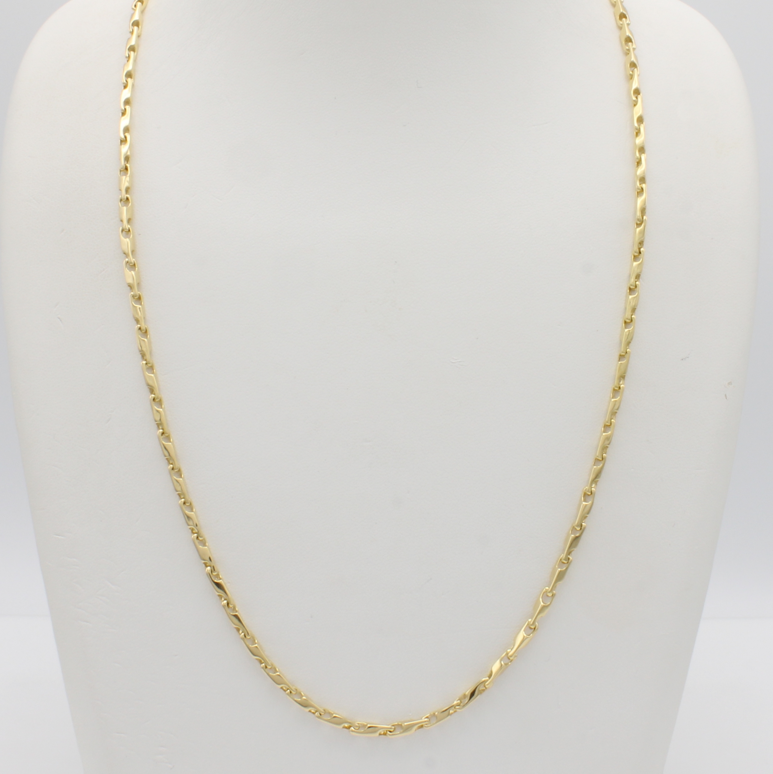 Image 27004807 - Kette im Phantasiemuster, GG 585/000, in sich gedrehte Glieder, Karabinerschl., Stärke ...