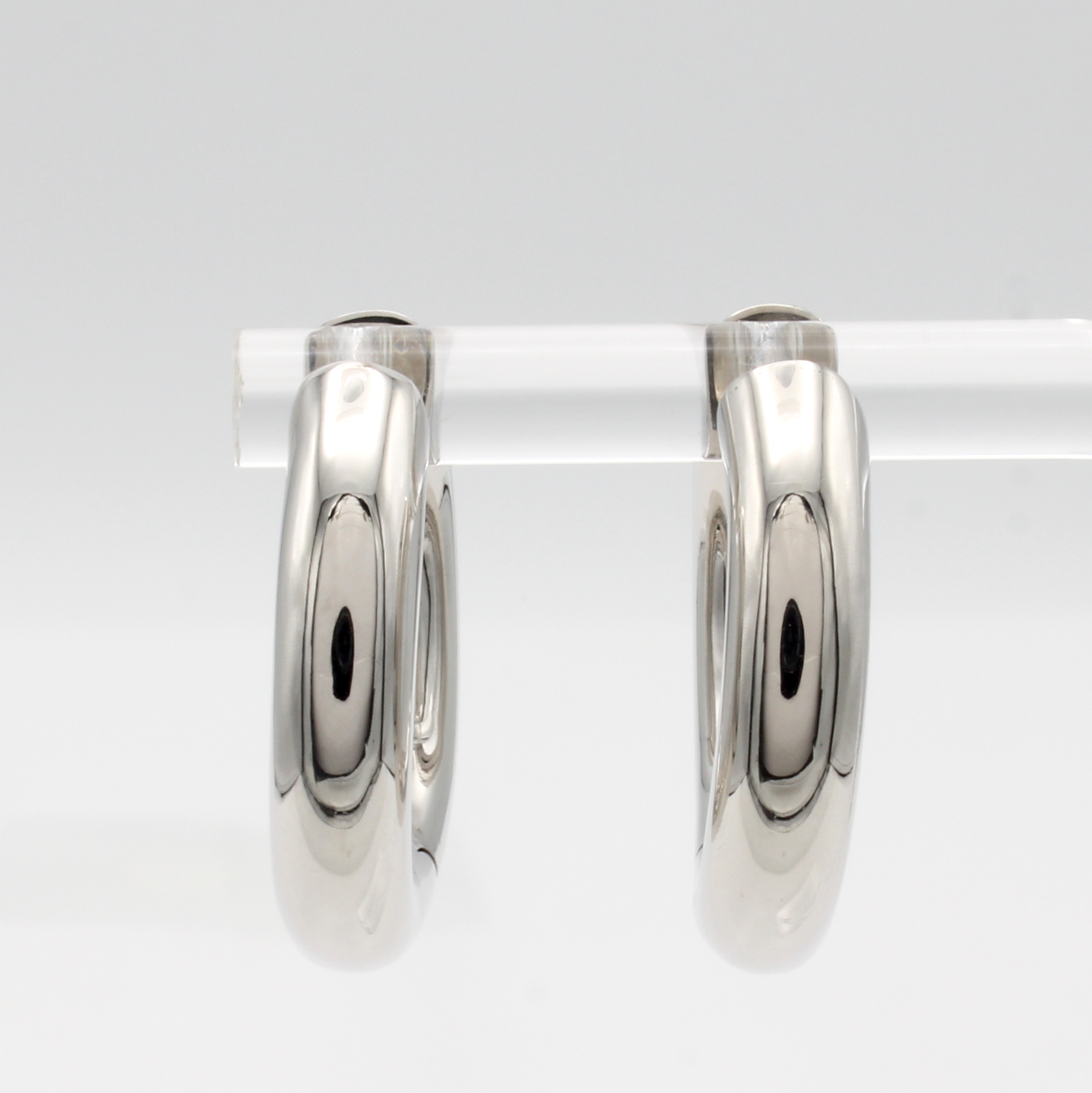 Image 27004972 - Paar Klappcreolen, WG 585/000, B. ca. 5 mm