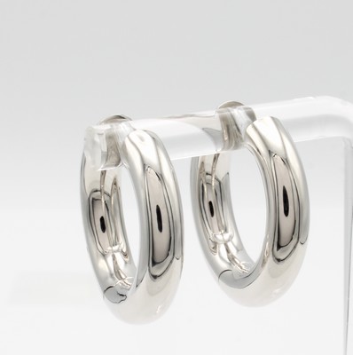 27004972a - Paar Klappcreolen, WG 585/000, B. ca. 5 mm