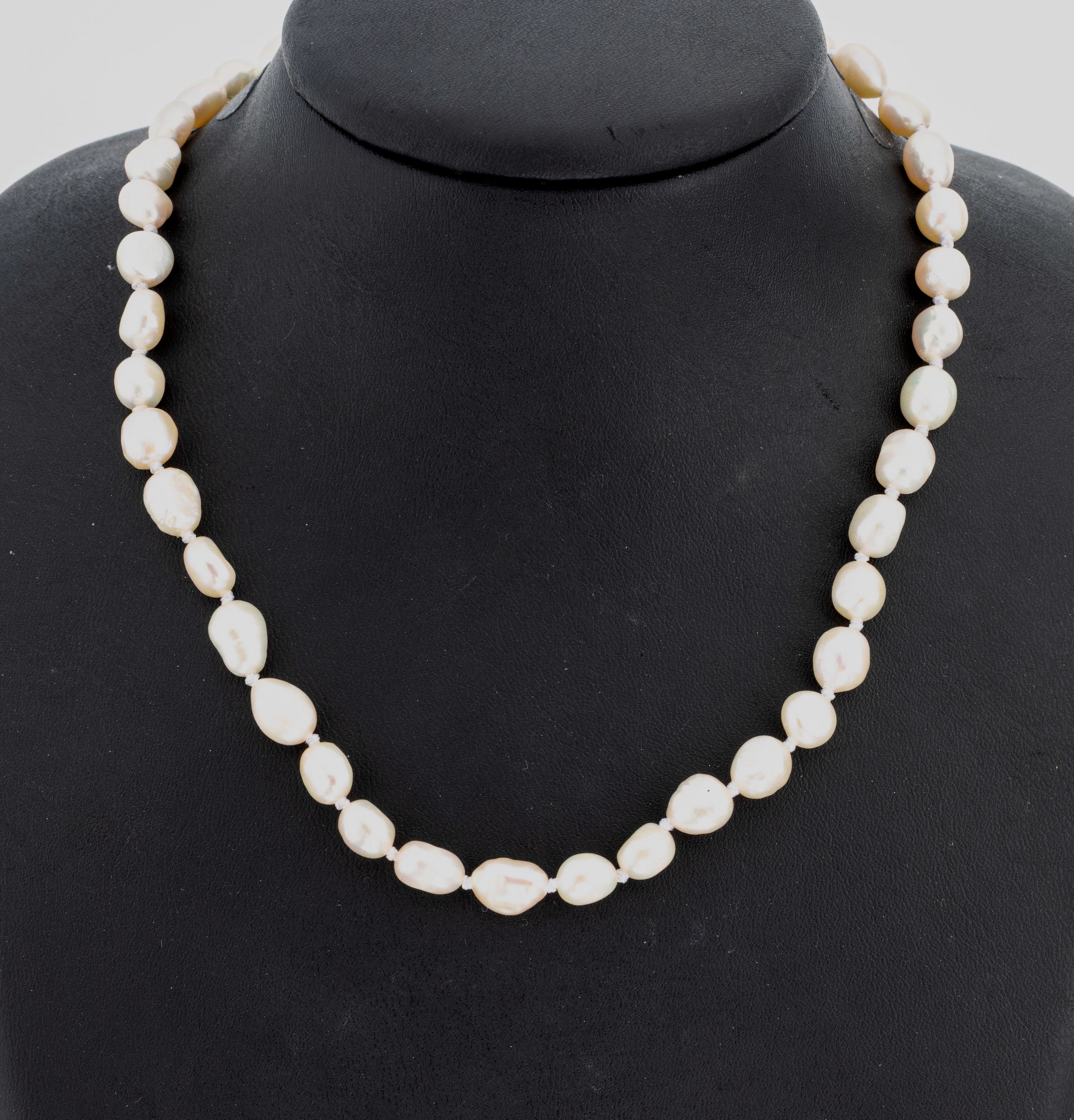 Image 27005031 - Überlanges Zuchtperl-Collier, endlos, unrunde Süßwasserzuchtperlen, L. ca. 164 cm