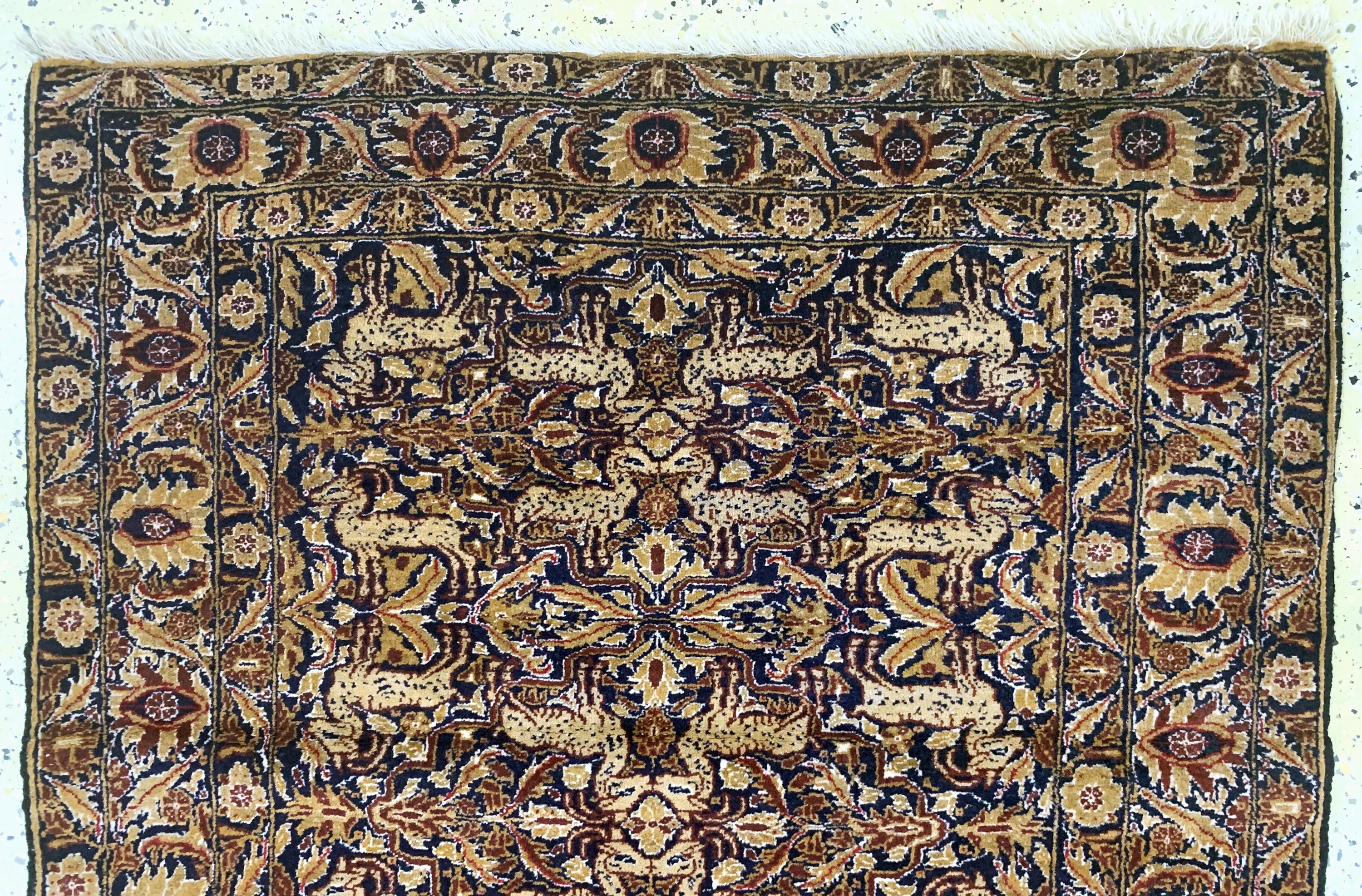 Detail a: Zakini, Afghanistan, Mitte 20.Jhd, Wolle auf Wolle, ca. 163 x 104 cm, EHZ: 2