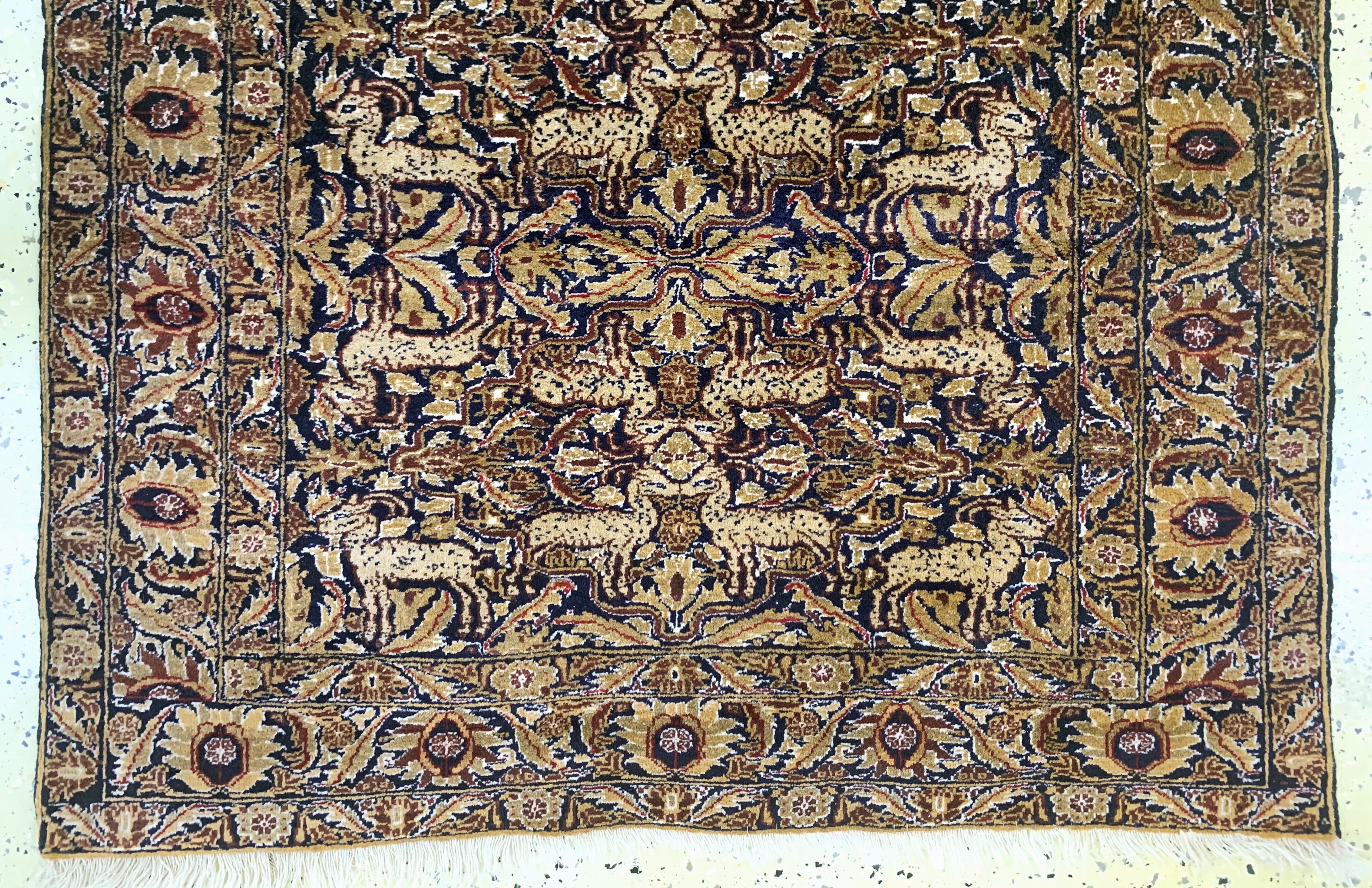 Detail c: Zakini, Afghanistan, Mitte 20.Jhd, Wolle auf Wolle, ca. 163 x 104 cm, EHZ: 2