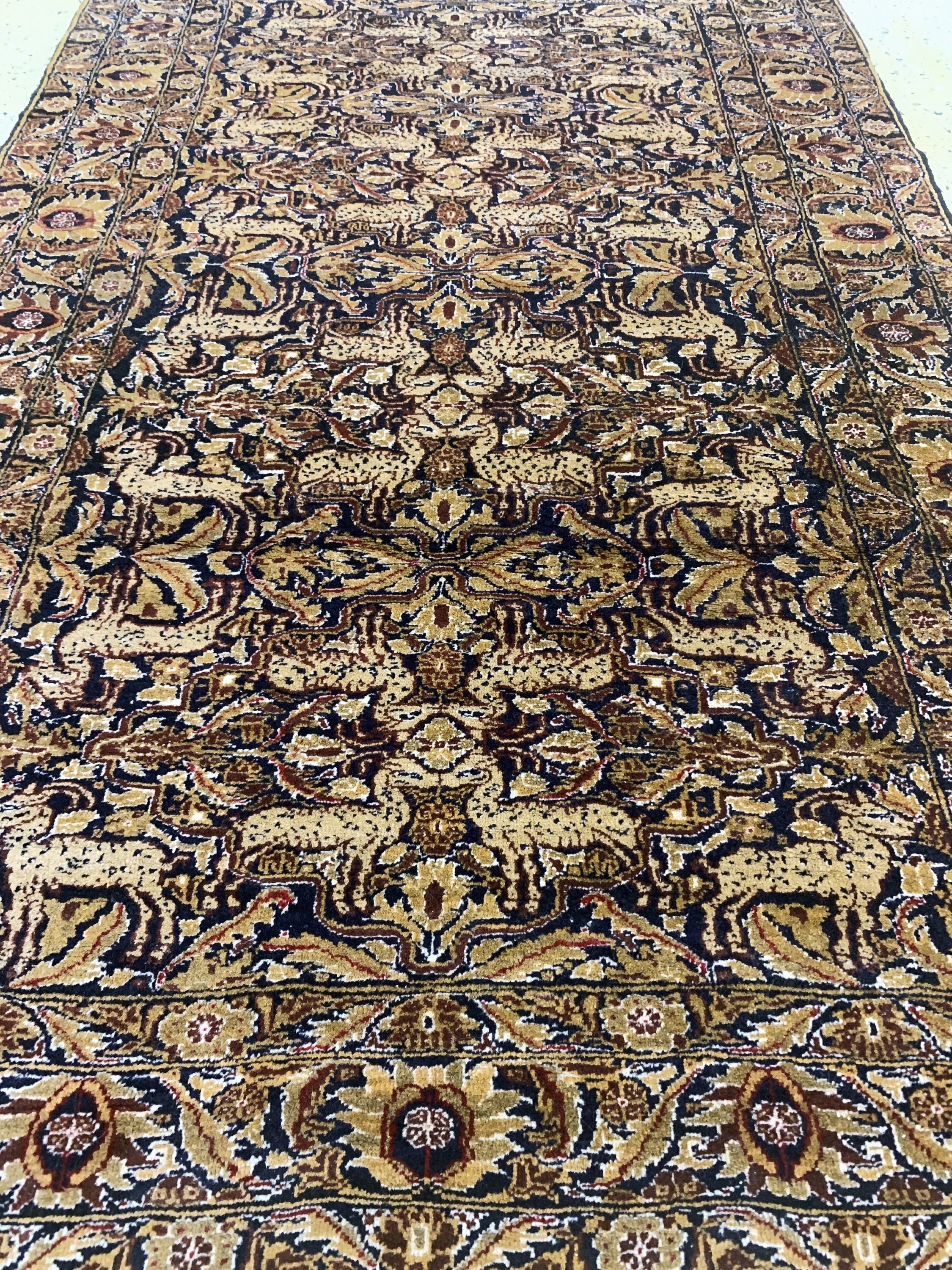Detail d: Zakini, Afghanistan, Mitte 20.Jhd, Wolle auf Wolle, ca. 163 x 104 cm, EHZ: 2