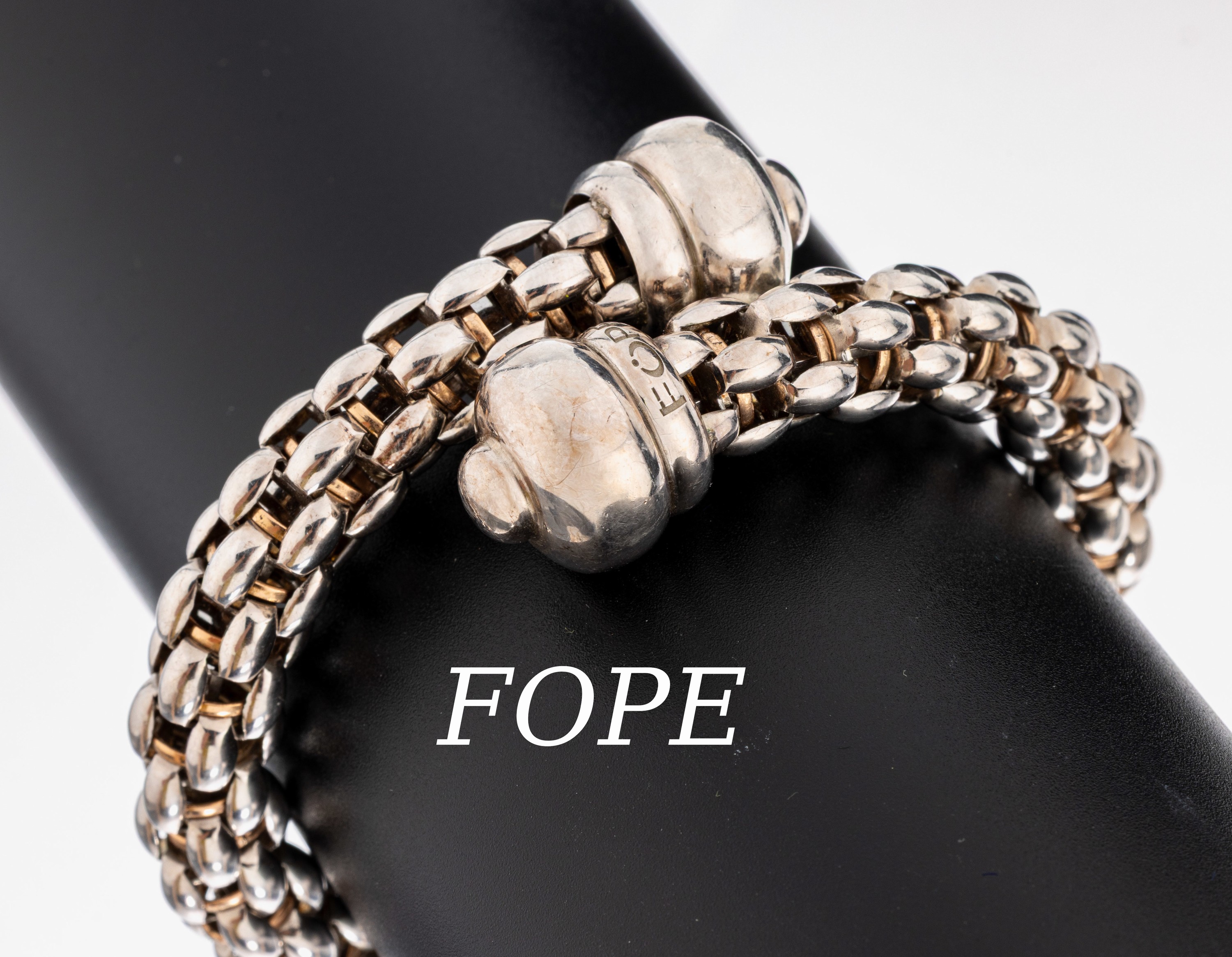 Image 27005352 - FOPE Armreif, 925er Silber, Modell FlexIt, ca. 5.5 x 4.4 cm, ca. 45.1 g, sign.