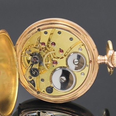 27005342f - REVUE-THOMMEN CYRUS Herrensavonette in RG 585/000, Schweiz um 1910, guill. 2-Deckel ...