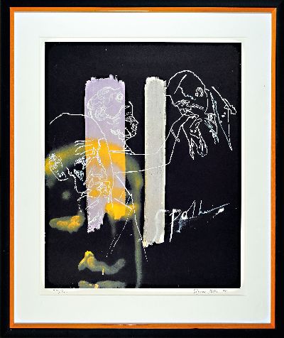 27005345k - Sigmar Polke,1941-2010, Handkuss, Farboffset von 1995, lim. Auflage, 70/75, ...