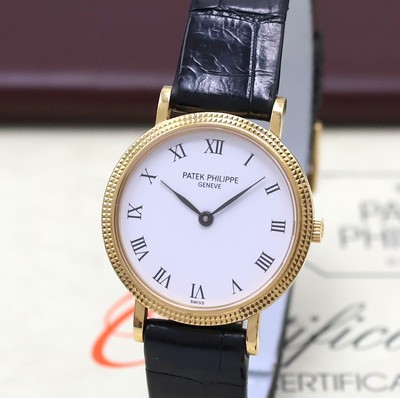 27005699a - PATEK PHILIPPE Damenarmbanduhr Serie Calatrava in GG 750/000 Referenz 4819, 2-teil. Geh. ...