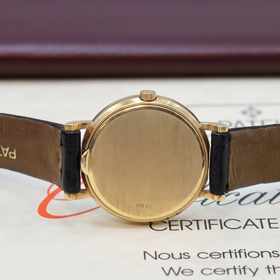 27005699d - PATEK PHILIPPE Damenarmbanduhr Serie Calatrava in GG 750/000 Referenz 4819, 2-teil. Geh. ...