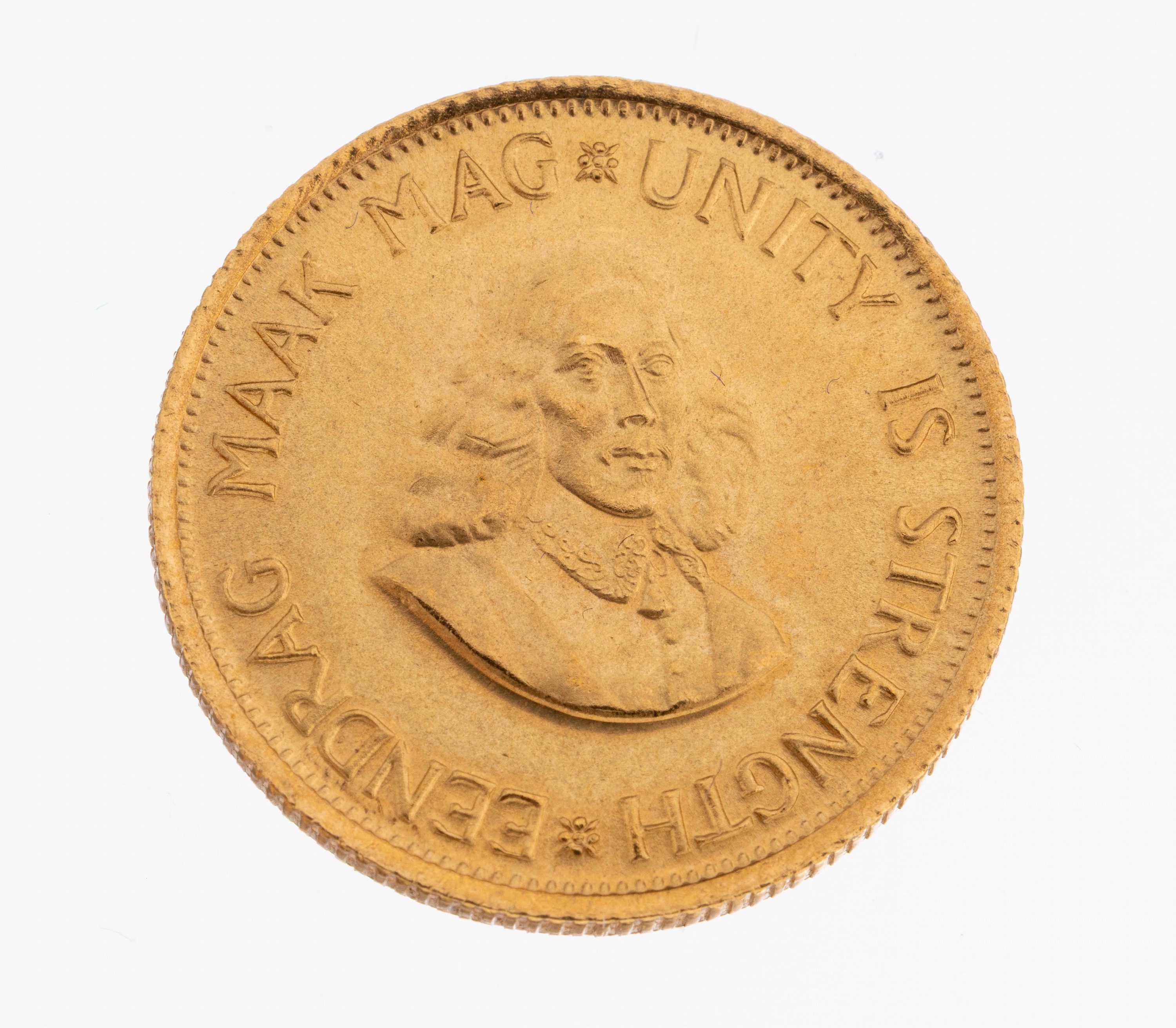 Image 27005733 - Goldmünze 2 Rand 1976, Südafrika, Springbock, Unity is strength, Eendrag Maak Mag