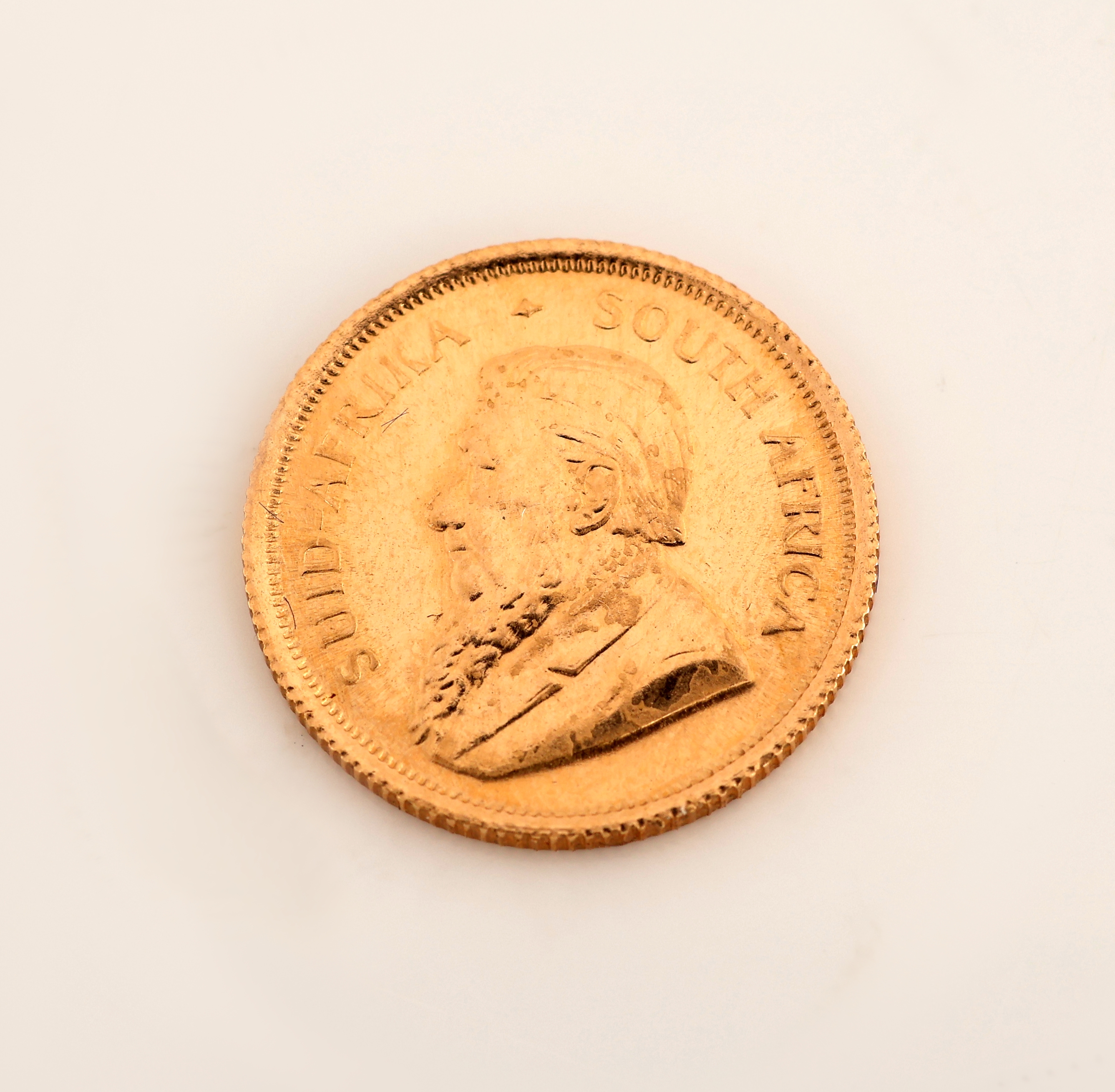 Detail a: Goldmünze 1/10 Krügerrand 1980, Springbock