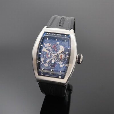 Image CVSTOS Challenge astronomische Armbanduhr mit ewigem Kalender Referenz QP-S, Schweiz um ...