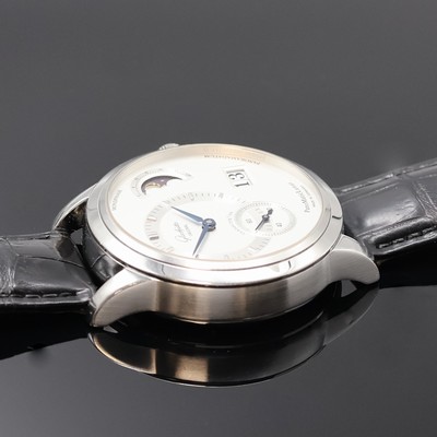 27005707d - GLASHÜTTE ORIGINAL Herrenarmbanduhr PanoMaticLunar, Deutschland um 2010, Automatik, ...