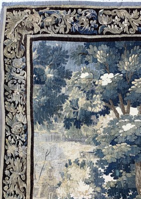27005794d - Tapisserie antik, Flandern, 19.Jhd, Wolle auf Wolle, ca. 280 x 190 cm, EHZ: 2-3
