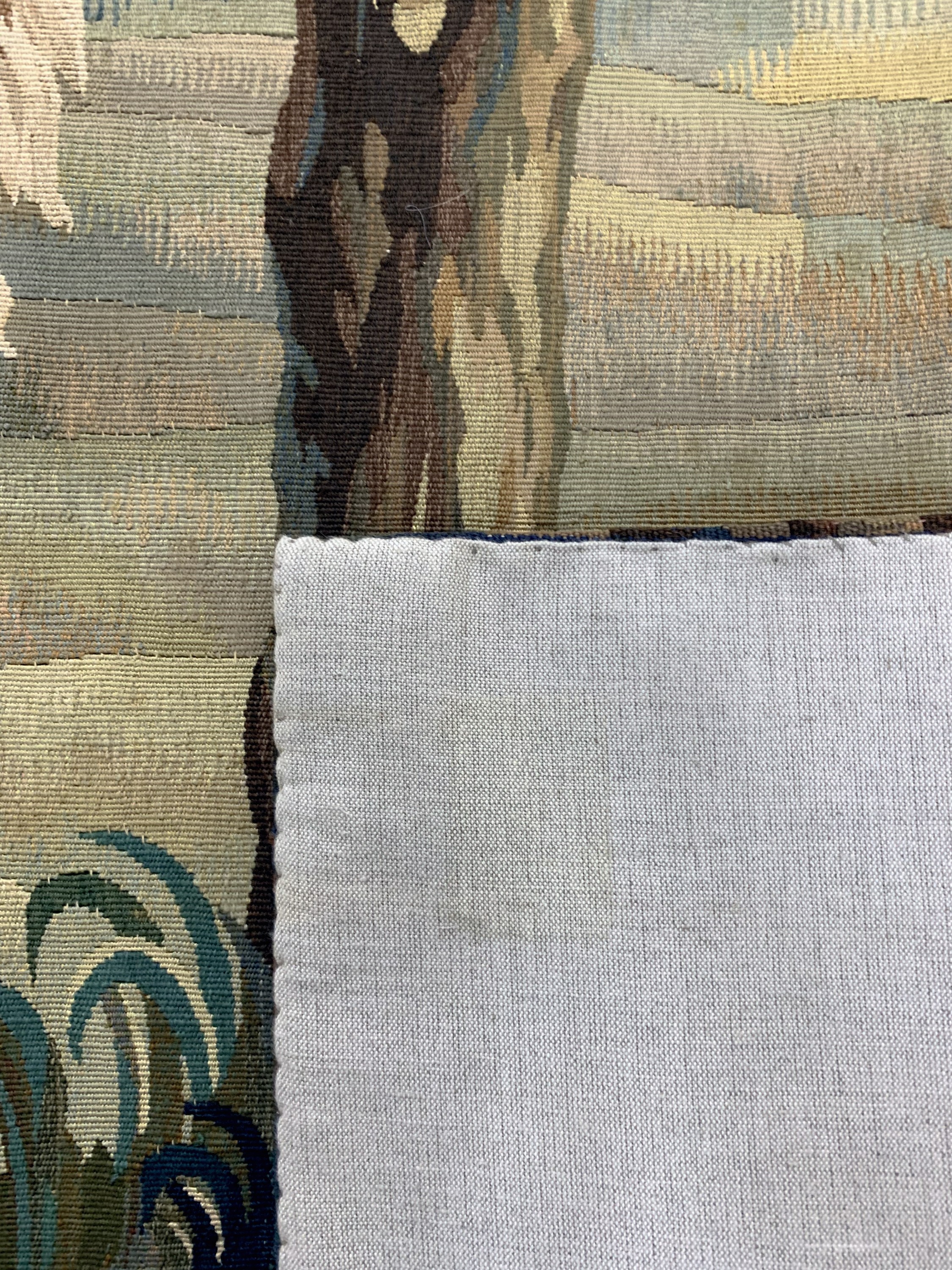 Detail f: Feine Antike Tapisseri, Frankreich, um 1900, Wolle auf Baumwolle, ca. 252 x 112 cm, EHZ: 2