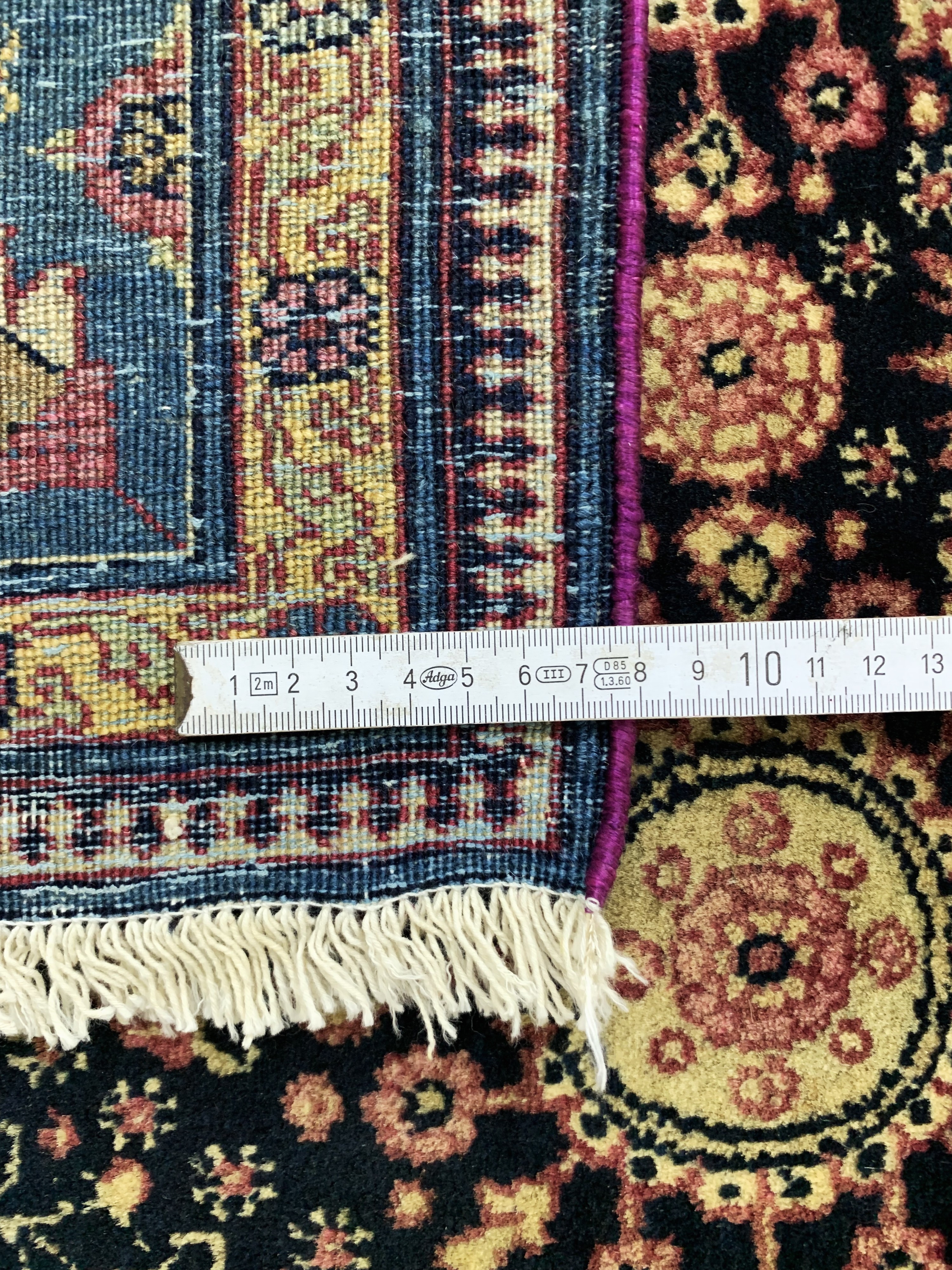 Detail g: Teheran antik, Persien, um 1900, Wolle auf Baumwolle, ca. 210 x 146 cm, EHZ: 1-2, (fachkundig gereinigt)