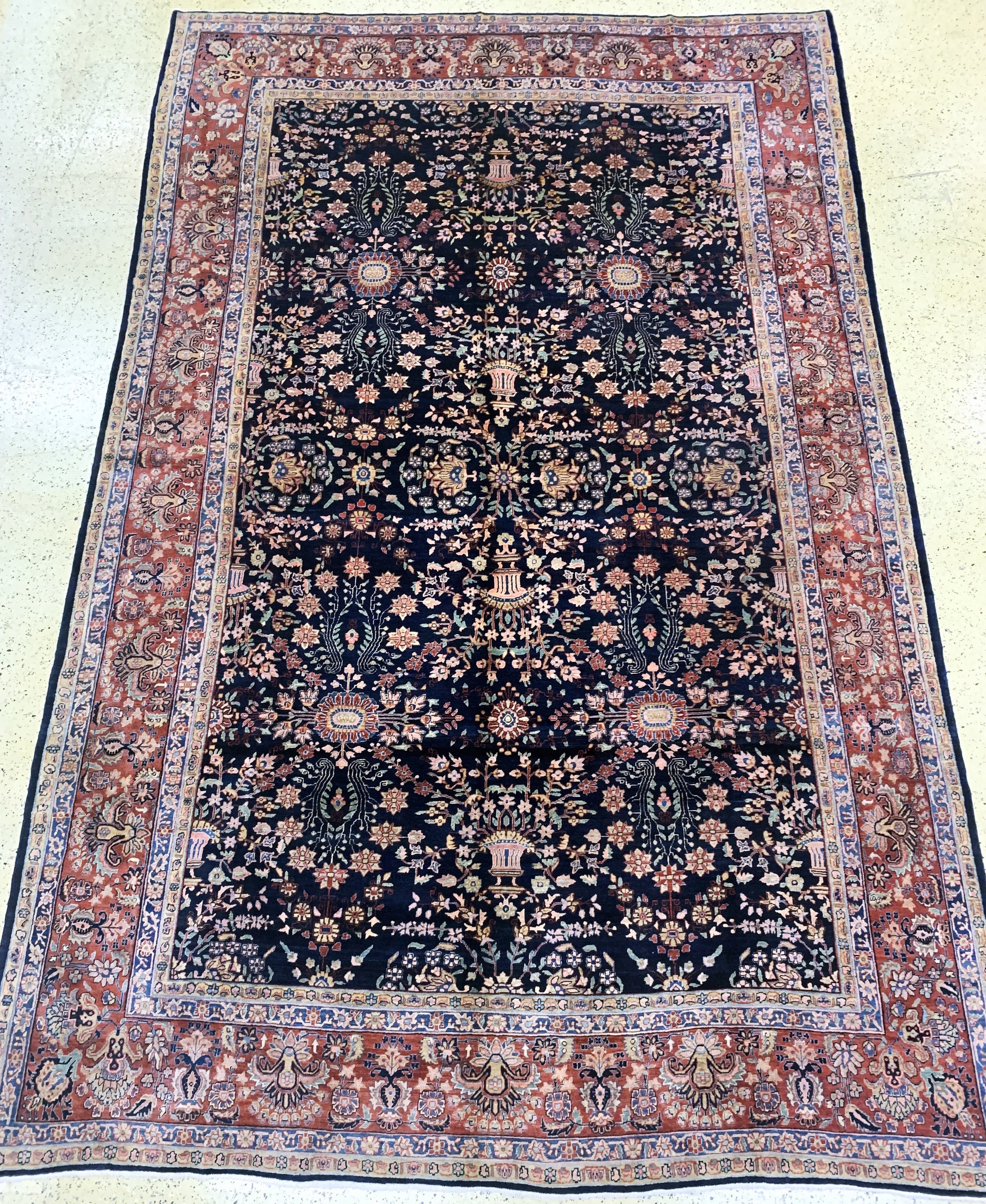 Image 27005840 - Sarogh´Mohajeran´antik, Persien, um 1900, Korkwolle auf Baumwolle, ca. 473 x 300 cm, ...