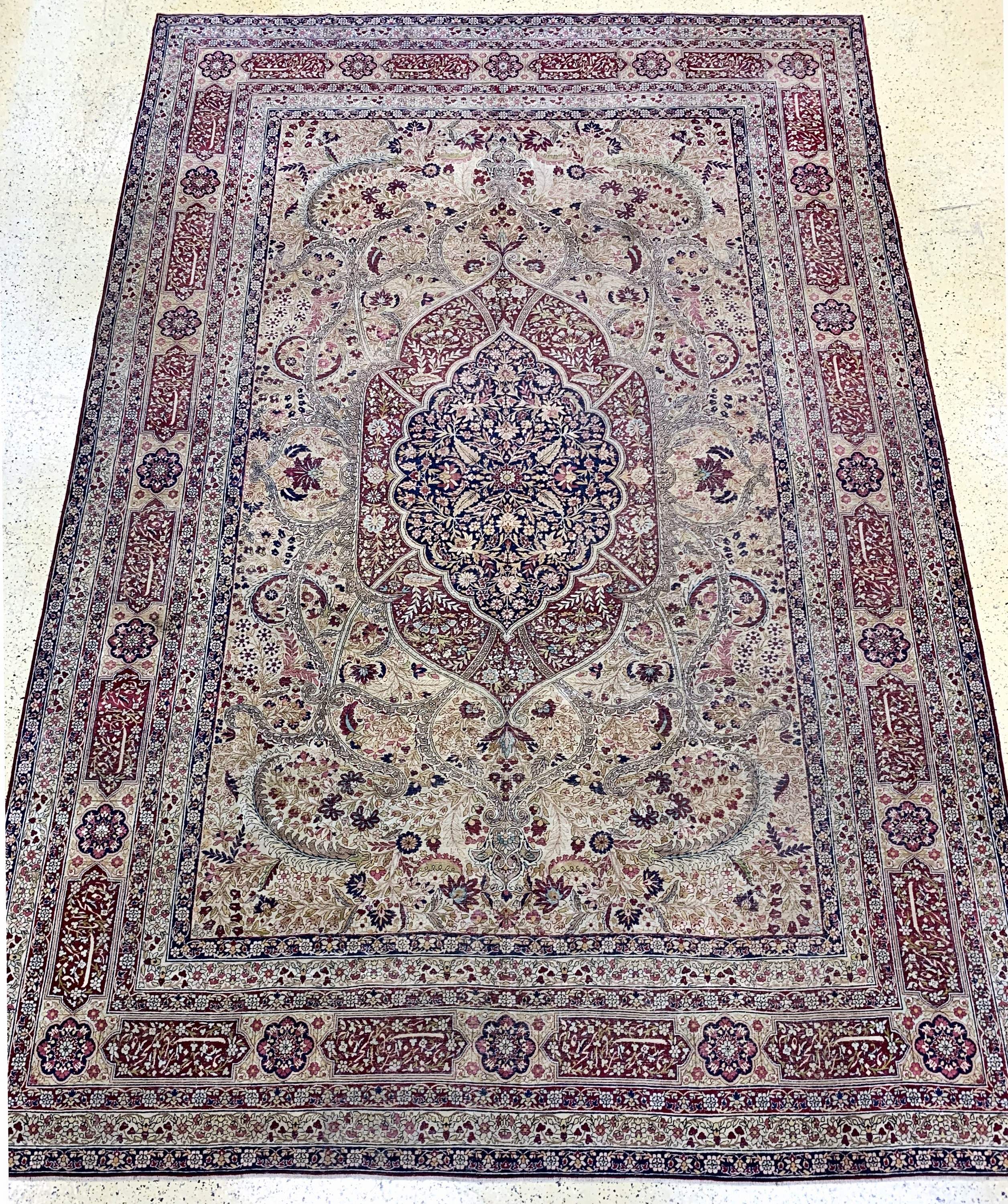 Image 27005841 - Kerman´Lawar´antik, Persien, um 1900, Wolleauf Baumwolle, ca. 481 x 330 cm, ...