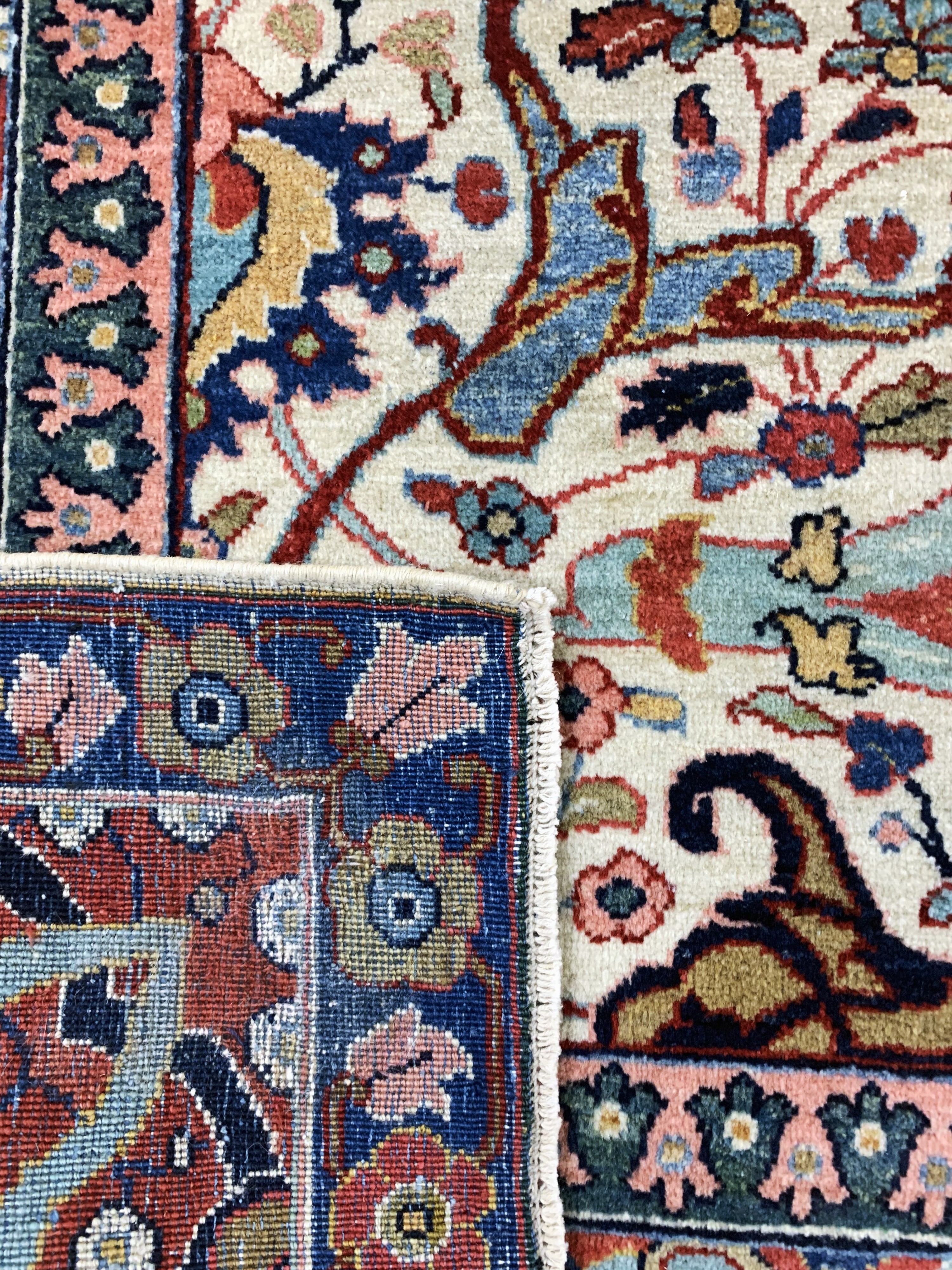 Detail k: Täbriz Kork fein, Persien, um 1920-1930, Korkwolle auf Baumwolle, ca. 338 x 257 cm, EHZ: 1-2, (fachkundig gereinigt)