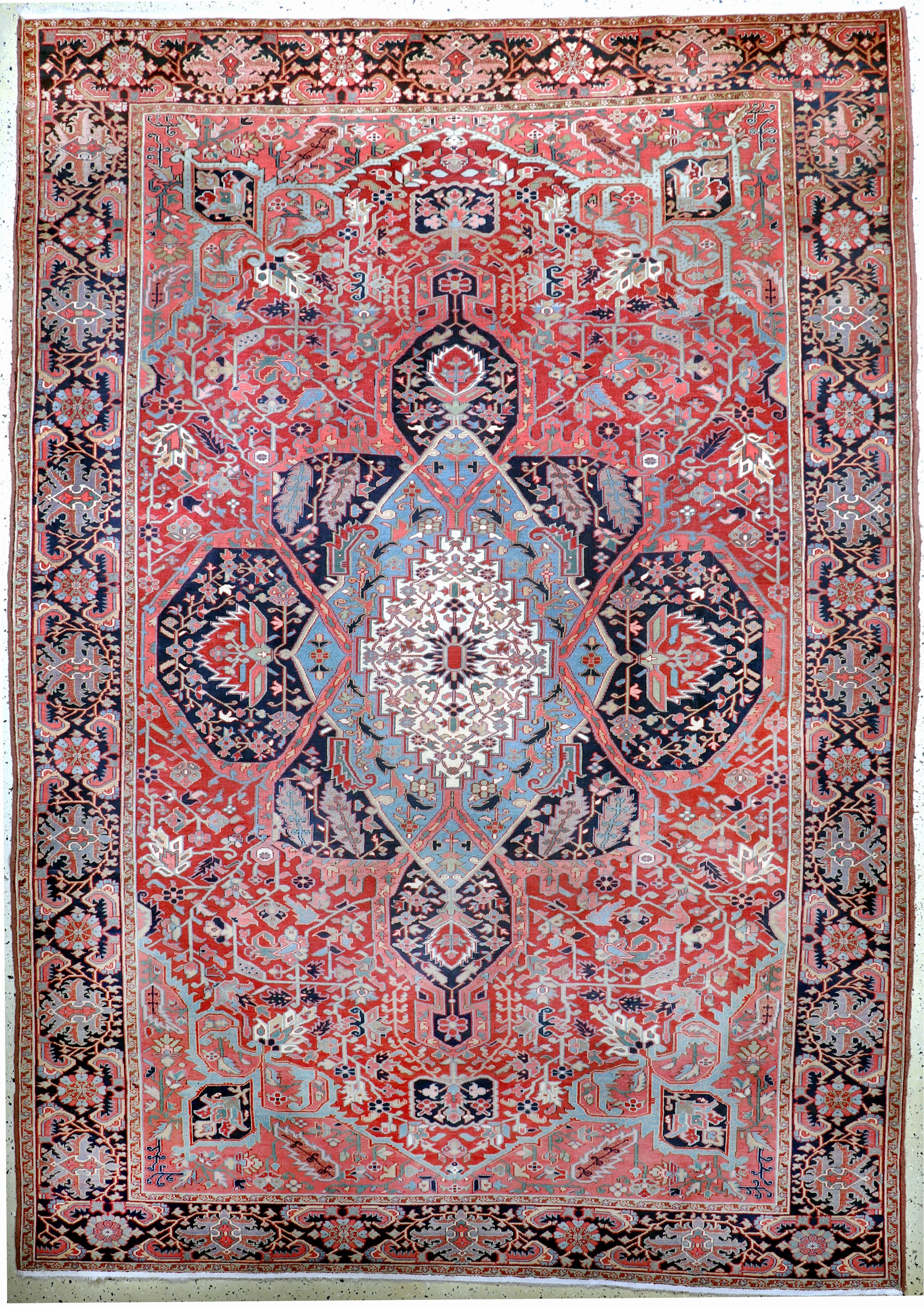 Image 27005862 - Heriz´Sharabian´antik Persien, Sakineh-Khanoom Design, 19.Jhd, Wolle auf Baumwolle, ca. ...