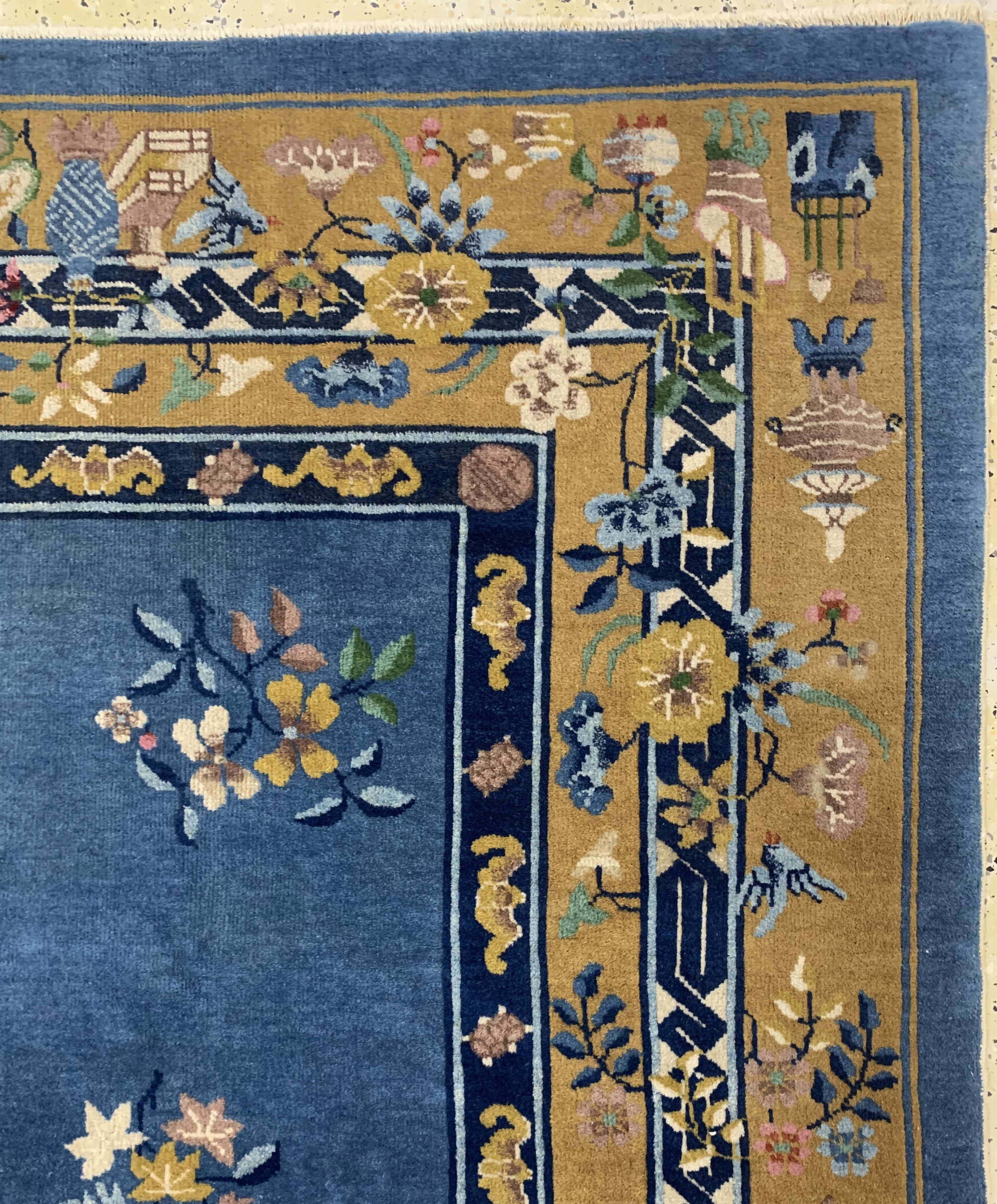 Detail f: Antiker Peking, China, um 1900, Wolle auf Baumwolle, ca. 290 x 212 cm, gereinigt, EHZ: 2