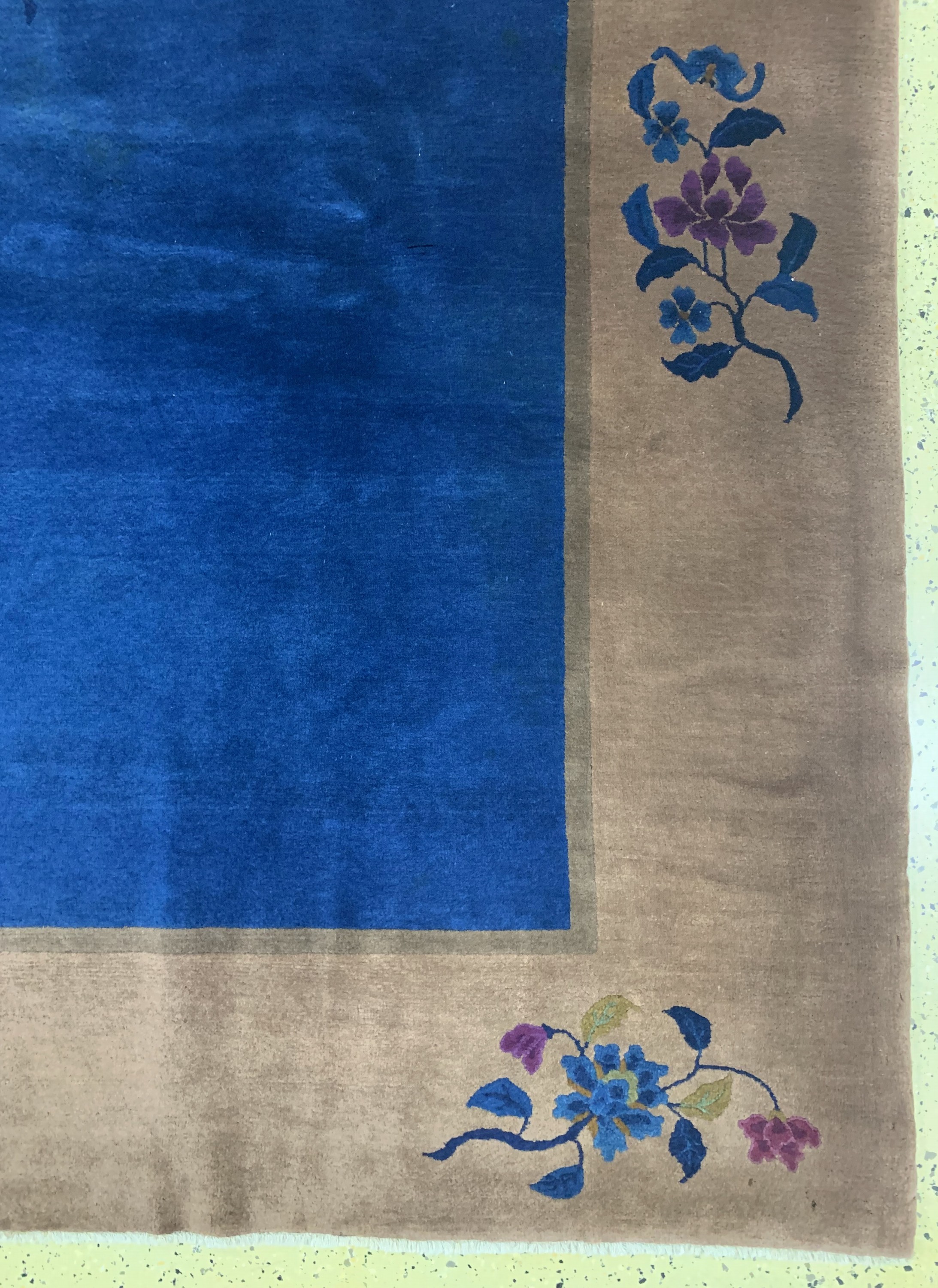 Detail a: Antiker Peking, China, um 1900, Korkwolle auf Baumwolle, ca. 345 x 250 cm, EHZ: 2, (fachkundig gereinigt)