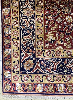 27005809b - Hereke Seide fein, Türkei, Anfang 230.Jhd, reine Naturseide, ca. 160 x 118 cm, EHZ: ...