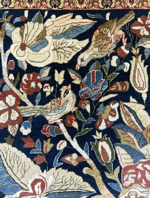 27005813f - Teheran fein, Persien, um 1920-1930, Korkwolle mit Seide, ca. 210 x 140 cm, EHZ: 1-2, ...