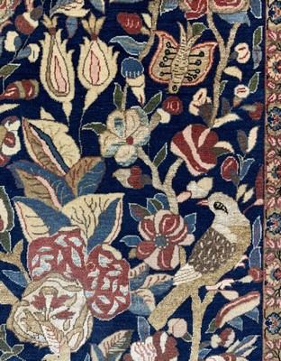 27005813g - Teheran fein, Persien, um 1920-1930, Korkwolle mit Seide, ca. 210 x 140 cm, EHZ: 1-2, ...