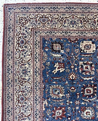 27005815c - Nain´Tudeshk´fein, Persien, um 1930, Korkwolle auf Baumwolle, ca. 233 x 161 cm, ca.1,0 ...