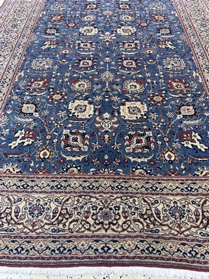 27005815e - Nain´Tudeshk´fein, Persien, um 1930, Korkwolle auf Baumwolle, ca. 233 x 161 cm, ca.1,0 ...