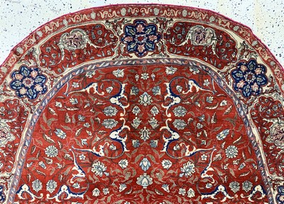 27005830d - Täbriz fein´Auftragsarbeit´, Persien, um 1900, Korkwolle auf Baumwolle, ca. 305 x 245 ...