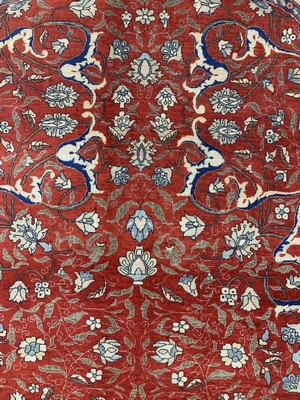 27005830e - Täbriz fein´Auftragsarbeit´, Persien, um 1900, Korkwolle auf Baumwolle, ca. 305 x 245 ...