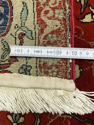 27005830g - Täbriz fein´Auftragsarbeit´, Persien, um 1900, Korkwolle auf Baumwolle, ca. 305 x 245 ...