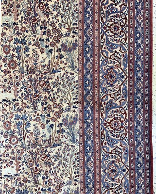 27005831e - Nain´Tudeshk´fein, Persien, um 1920, Korkwolle mit Seide, ca. 334 x 222 cm, ca. 1,0Mio. ...