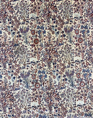 27005831f - Nain´Tudeshk´fein, Persien, um 1920, Korkwolle mit Seide, ca. 334 x 222 cm, ca. 1,0Mio. ...