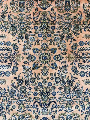 27005835e - ´Manchester´Keschan antik, Persien, um 1900, Manchester-Korkwolle auf Baumwolle, ca. ...